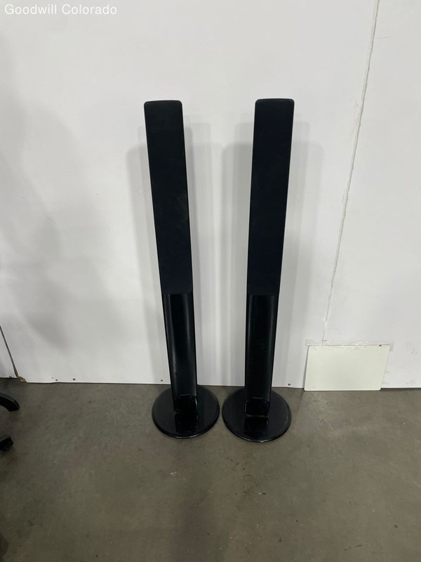 Samsung Front Speaker System PS-FBD1200 Black Tall Pair 3 Ohm Not Tested