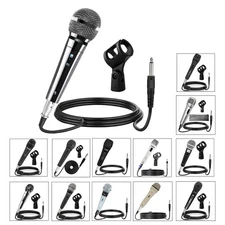 5Core Microphone Dynamic Cardioid Handheld XLR Wired Vocal Karaoke Singing Mic