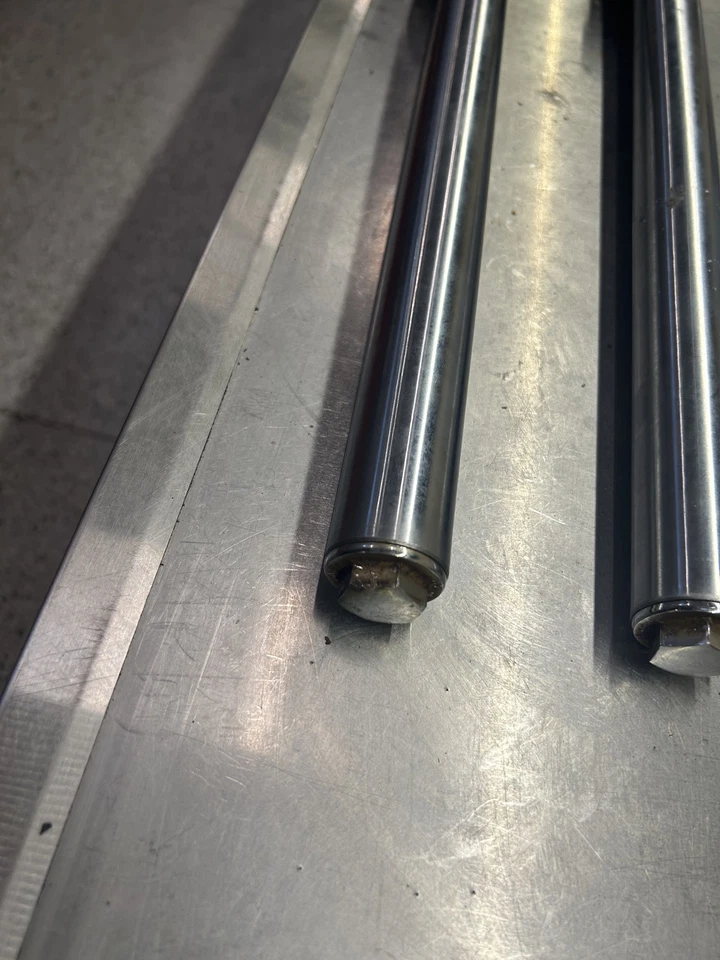 1971 HONDA CB500 ПЕРЕДНЯЯ ПОДВЕСКА ВИЛКИ 35 мм трубы / хороший хром - Изображение 4 из 4