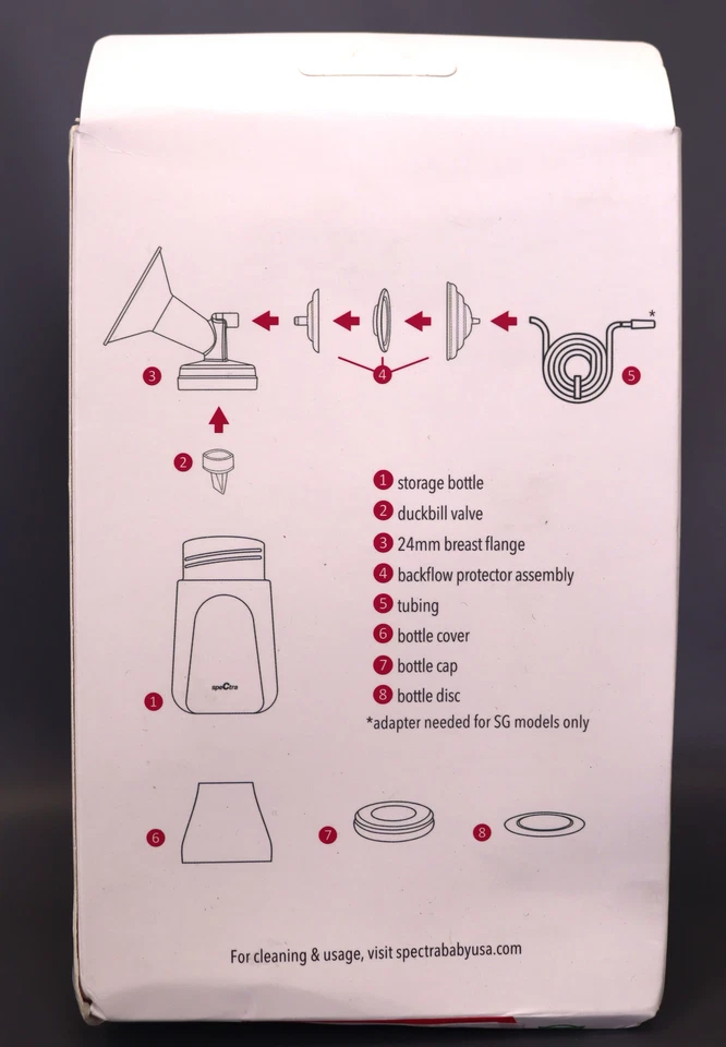 Accesorio Spectra Spectra (Kit de accesorios para S1&S2 (24 mm)) Soporte extractor de leche Foto 4 de 4