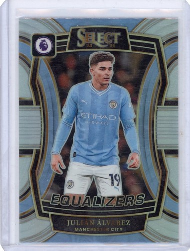 Julian Alvarez 2023-24 Panini Select Premier League Equalizers Silver #13