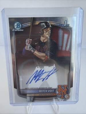 2025 Bowman Draft - Chrome Prospect Autographs Mitch Voit #CPA-MV (AU, RC)
