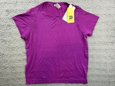 All In Motion Shirt Womens Small Purple Seamless Running Short Sleeve Athletic