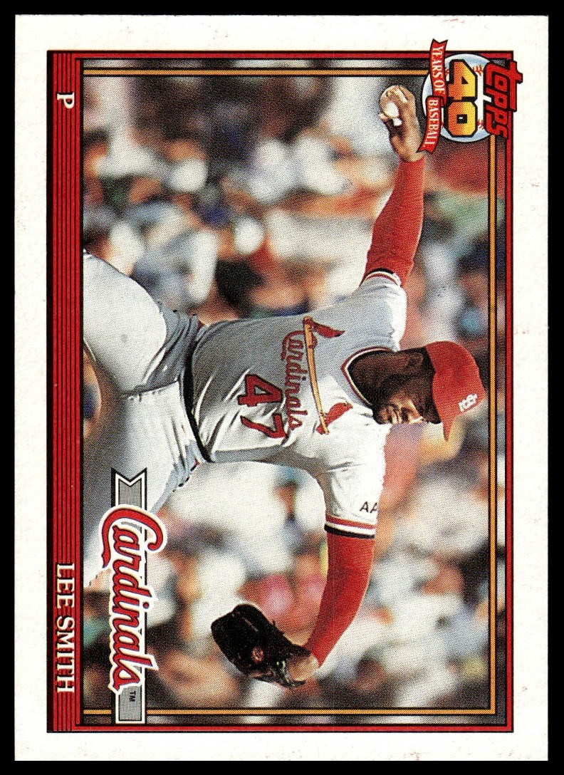 1991 Topps #660b Lee Smith