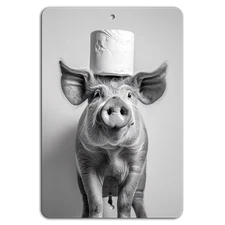 Porky Paper Crown: Quirky Farmhouse Decor