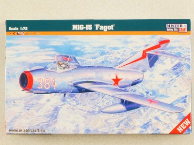 MisterCraft 020491 Mikoyan MiG-15 Fagot KIT 1:72 ungeöffnet! OVP 1705-27-19