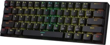 Redragon K630 Dragonborn 60% Wired RGB Gaming Keyboard, Brown Switch, Black 
