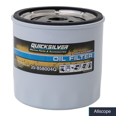 Quicksilver 858004Q High Performance Oil Filter for MerCruiser Sterndrive and