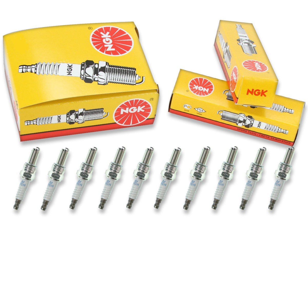10 pc NGK 7784 CR8EB Standard Spark Plugs for U24ESR-NB 92070-0001 8570084 oa