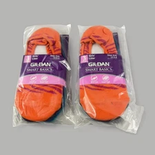 Gildan Smart Basics Girls' 3 Pack Low Cut Socks Shoe Size: 4-10 Multi Color