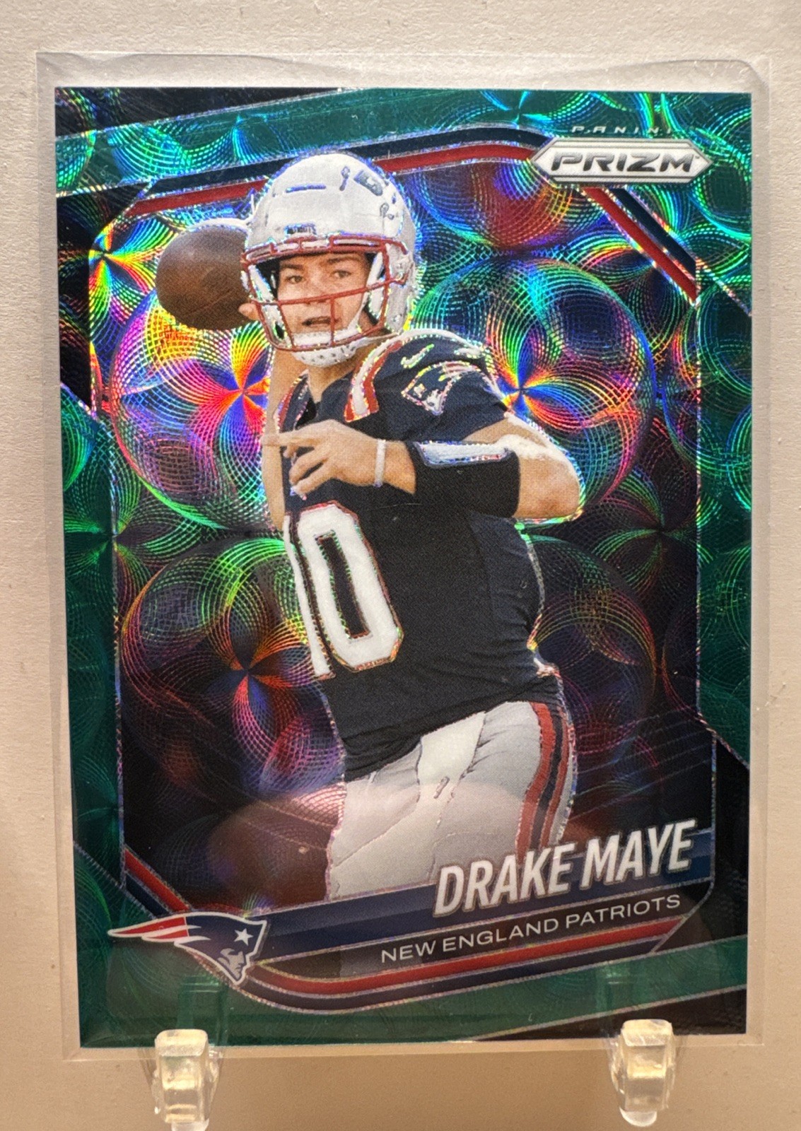2025 Prizm Drake Maye Green Scope 50/75 #165