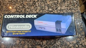 Nintendo NES Control Deck Console Boxed PAL Variant with Controller and Manuals