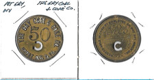 Mount Gay, West Virginia, Coal Scrip Token THE GAY COAL & COKE CO.  50