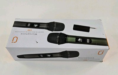 Wireless Microphones, Professional UHF Dual Microphones for Karaoke