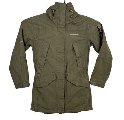 Didriksons Dry5 Jacke Damen Parka Mantel Größe 36 Storm System Wandern...
