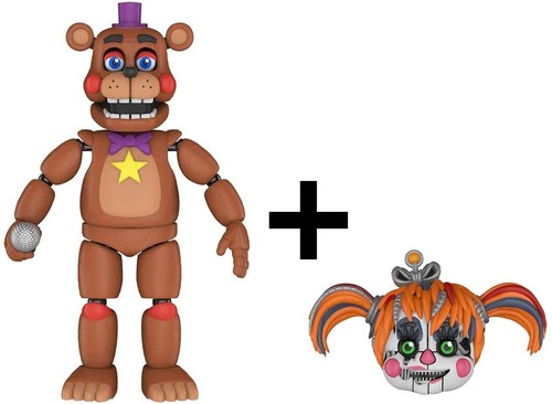 Five Nights at Freddy's Pizza Simulator ROCKSTAR FREDDY 5-inch Action Figure - Picture 2 of 9