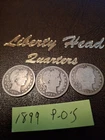 Barber Quarters 1899 P O S