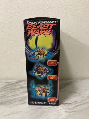 Transformers Beast Wars Transmetals Rampage Box & Instructions ONLY - Picture 2 of 6