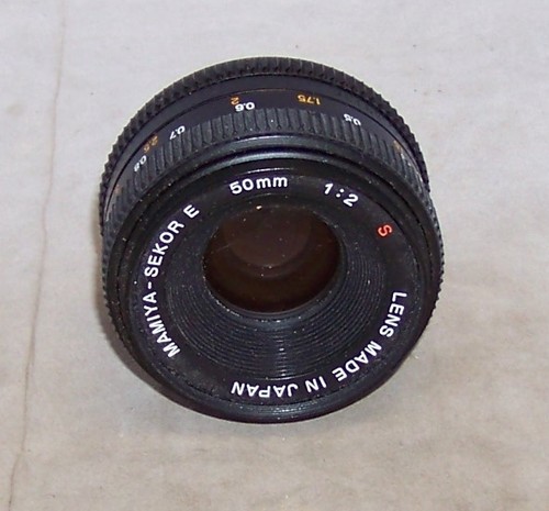 MAMIYA-SEKOR E 50MM 1:2 S F2 LENS FOR SLR FILM ZE MOUNT 35MM CAMERA - Picture 1 of 4
