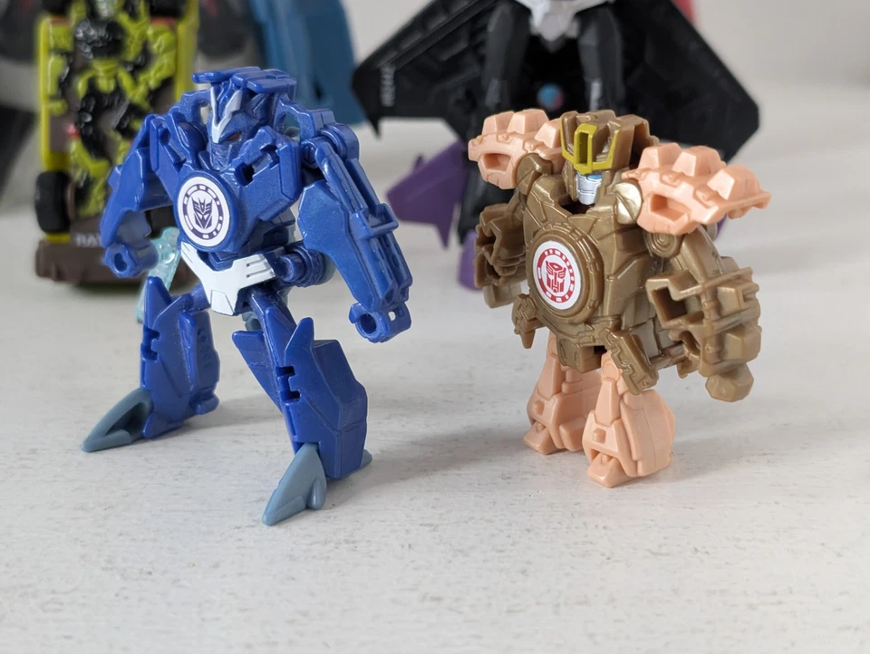 Hasbro Transformers Set Of 6 With Mini Con, 3 Step Changers Steeljaw Sideswipe - Bild 4 von 4