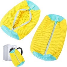 2 Pack Reusable Shoe Washing Machine Bag Laundry Shoe Bag for Washer and Dryer