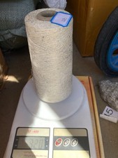 blend with cotton/ metallic / mini sequins yarn cone in grey 483