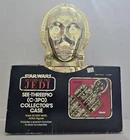 A-190 VINTAGE 80'S KENNER STAR WARS C-3PO CARRY CASE W/ ORIG. CARDBOARD PACKAGE