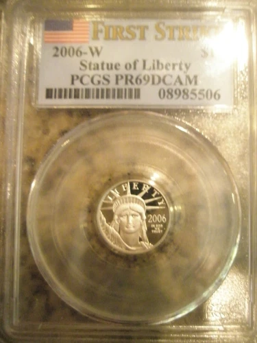 2006-W $10 PCGS FS PR69DCAM PLATINUM STATUE OF LIBERTY