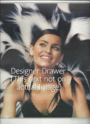 Nelly Furtado 2001 Photo Photograph In Black Dress