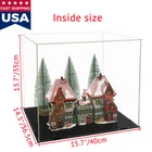 Large Acrylic Display Case Glass Box 16" Wide for Ball Helmet Collectibles Model