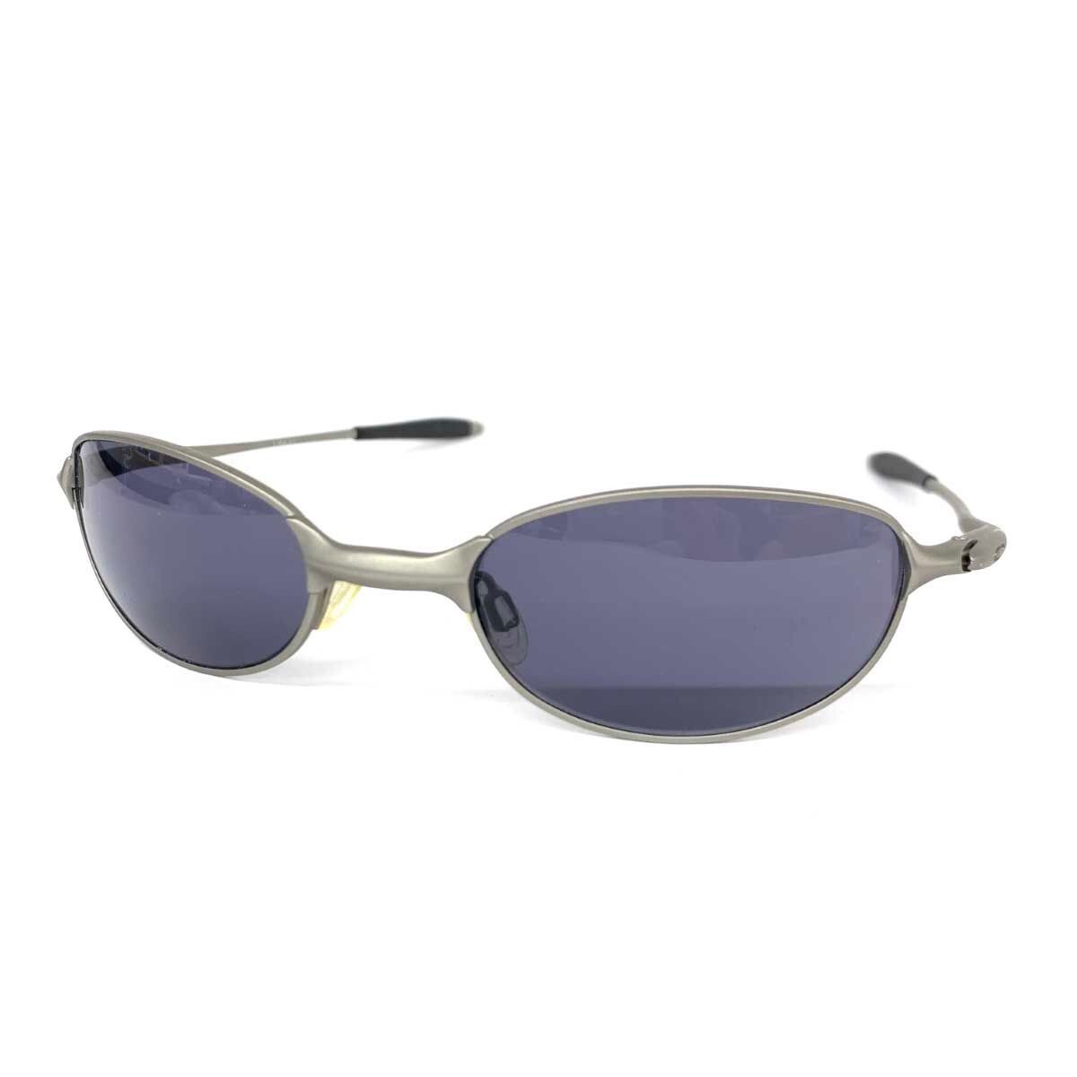 Oakley E Wire サングラス シルバー/グレー Oakley E-wire 2.1 Silver Sunglasses Vintage Sunglasses with