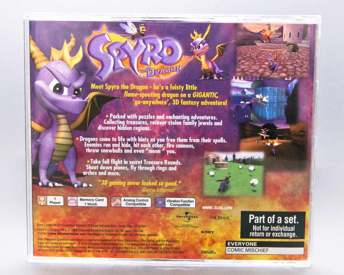 Spyro the Dragon Platinum pour Playstation occasion - Retro Game Place