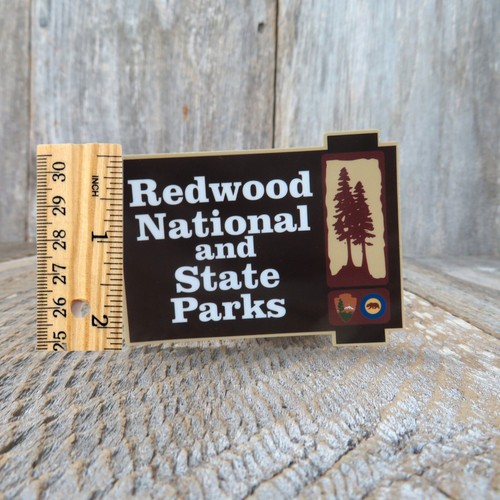Redwood National Park Entrance Sign Sticker California Trees Sticker Redwood Tre - Picture 2 of 6