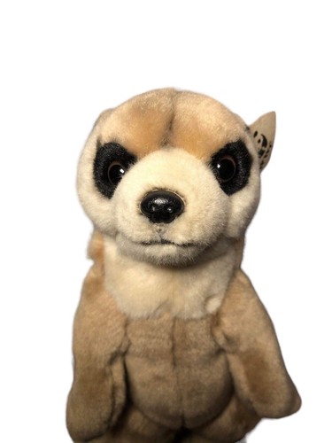 WWF Meerkat Realistic Soft Plush Toy 1986 Vintage Panda World Wide Fund Rare - Picture 4 of 9