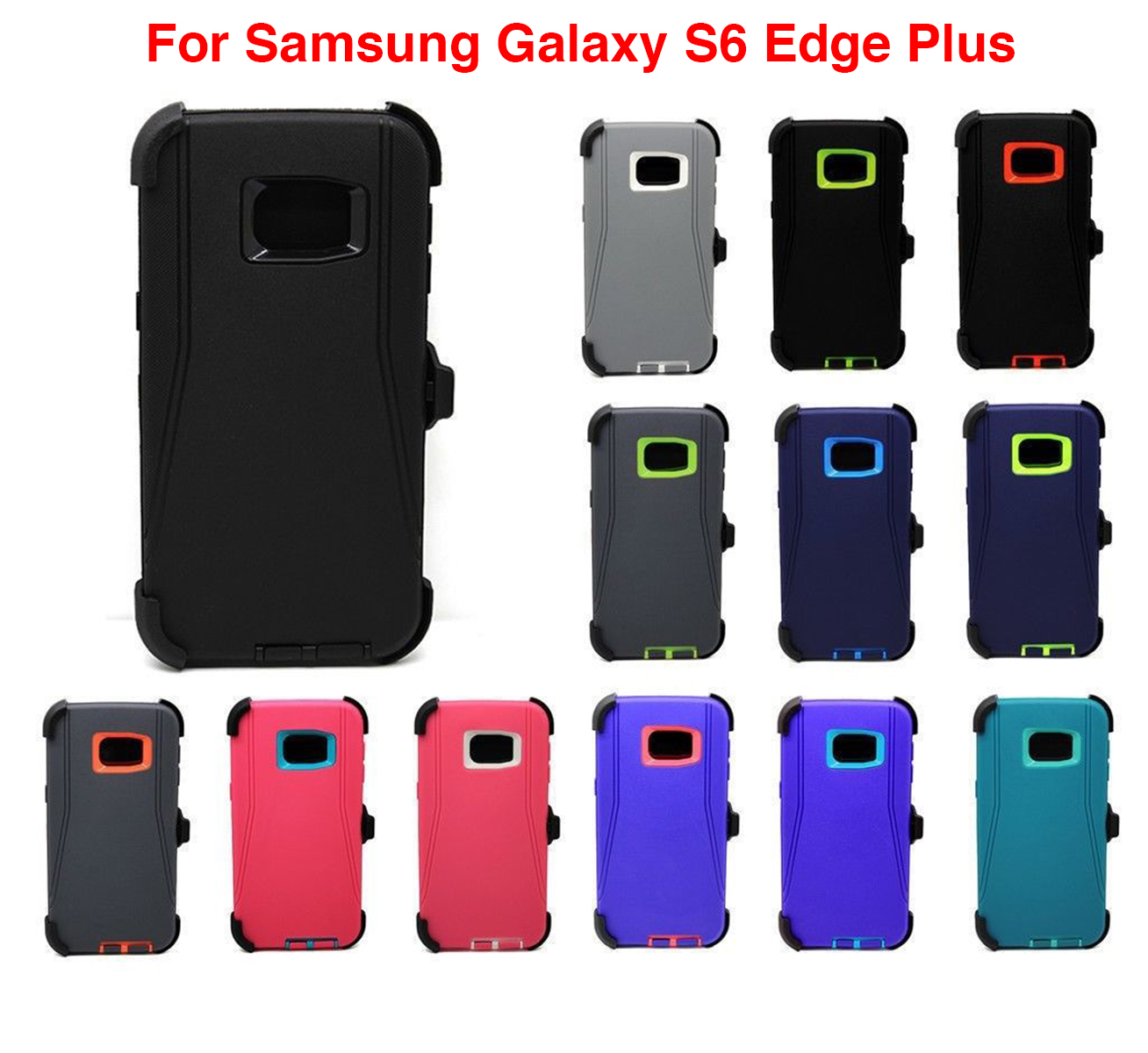 Para Samsung Galaxy + Plus Funda (se adapta al clip de cinturón Otterbox Defender) | eBay