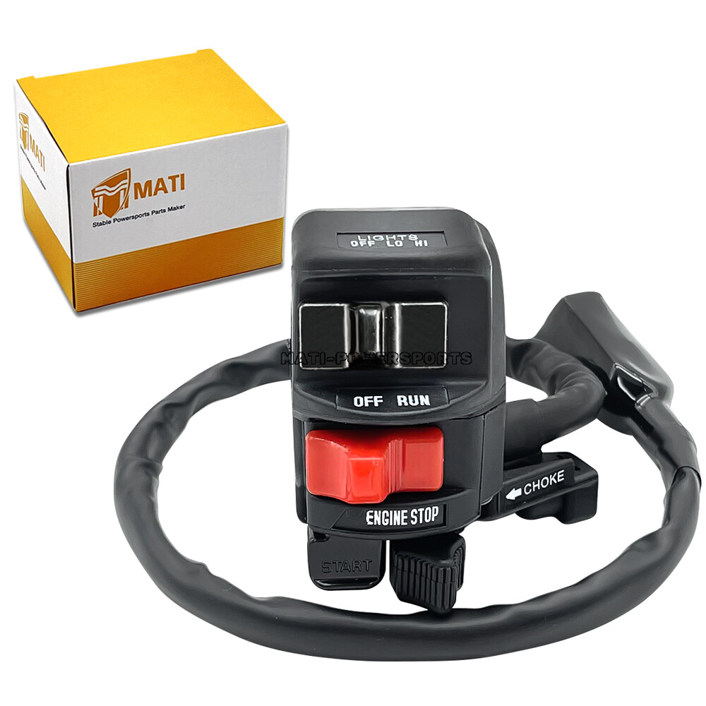 Handlebar Start Stop Kill Switch Headlight for Kawasaki Bayou 300
