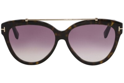 Tom Ford Livia TF518 52Z Tortoise Cat Eye Sunglasses Frame 58-14-140 FT518