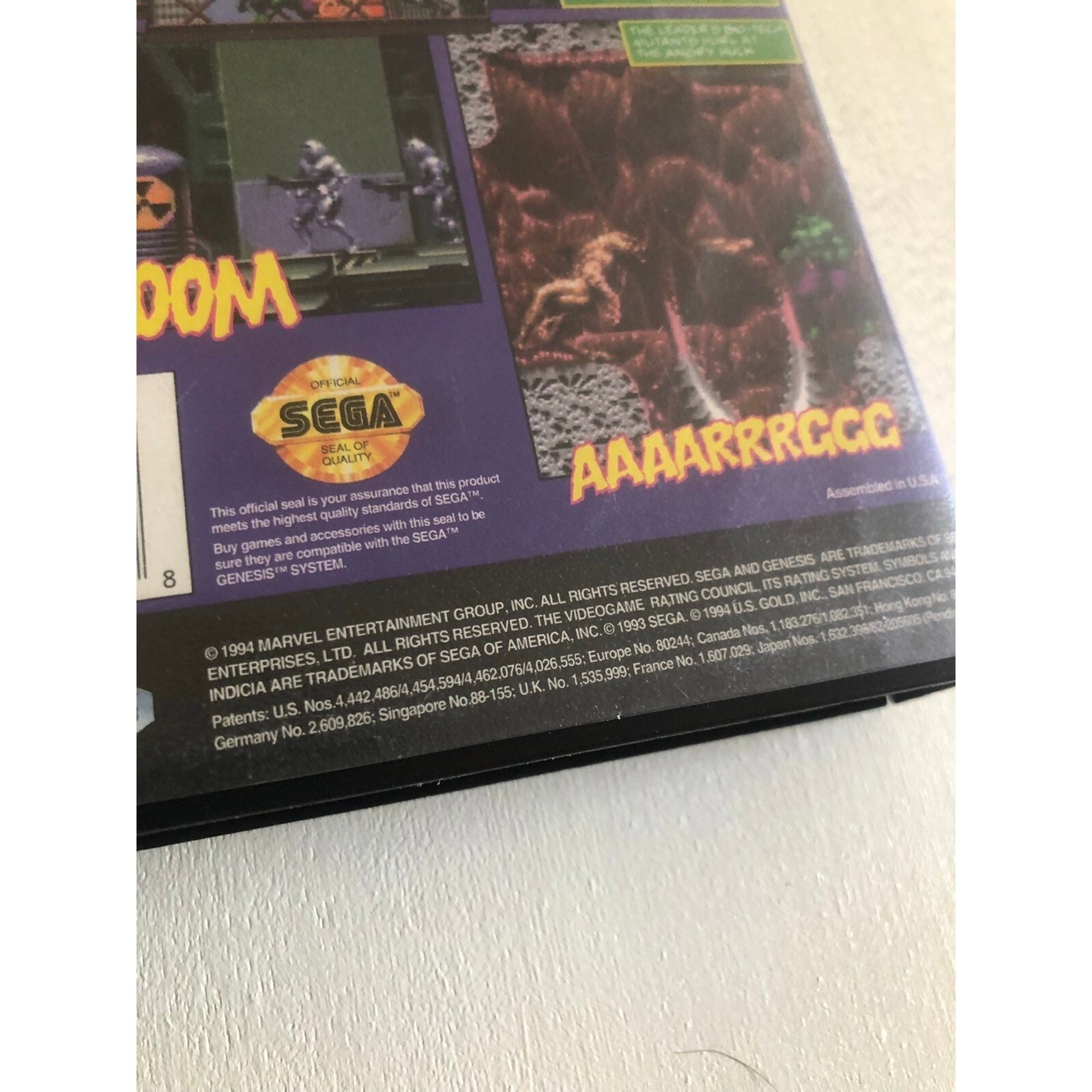 The Incredible Hulk 1994 Sega Genesis game in Box clam shell | eBay