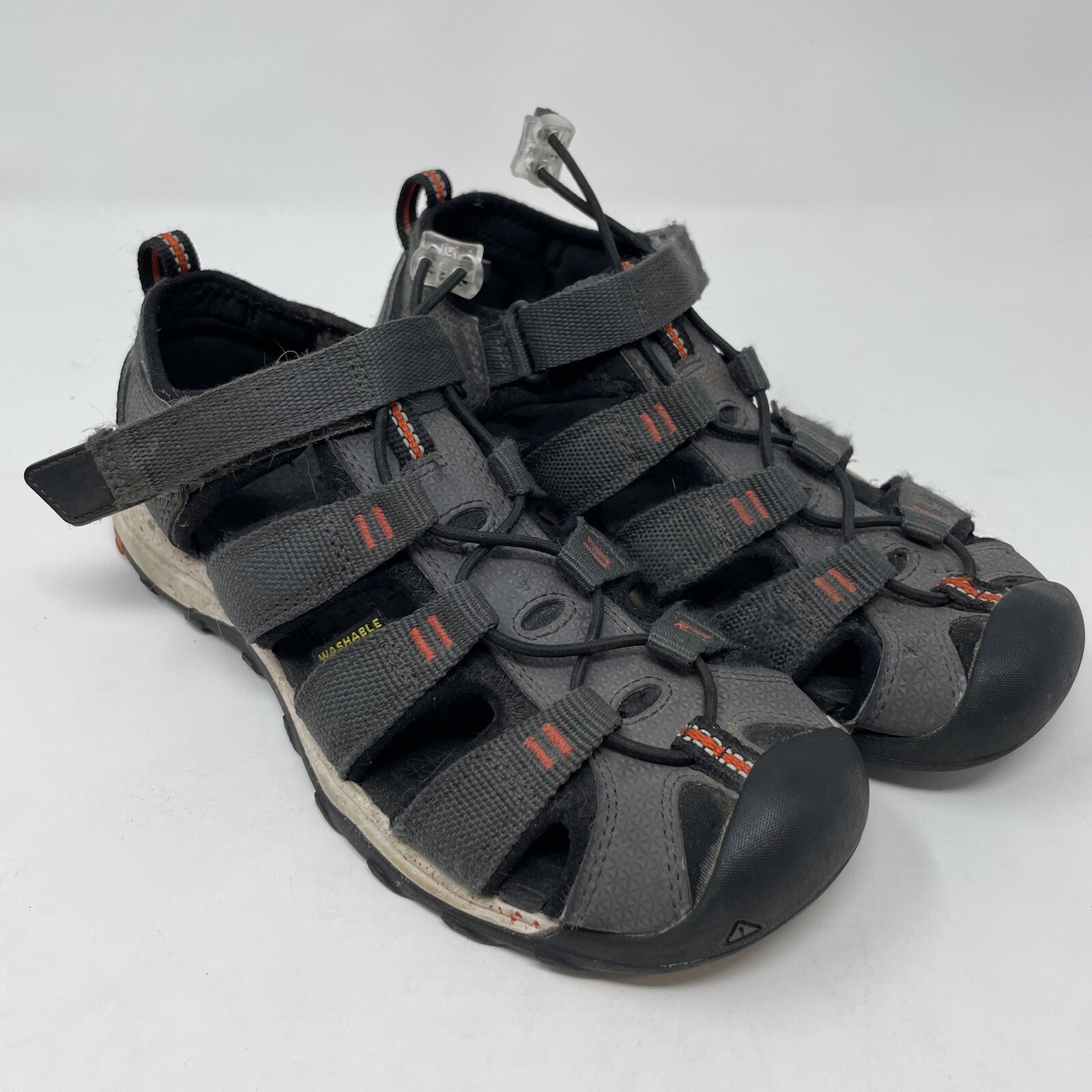 Scarpe sandali lavabili impermeabili Keen Youth taglia 3 grigie