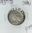 1937-D BUFFALO NICKEL ~ CH/AU ~NICE COIN~