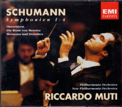 2CD SET Riccardo Muti - Schumann Symphonien 1-4 Ouverturen EMI Classics Germany