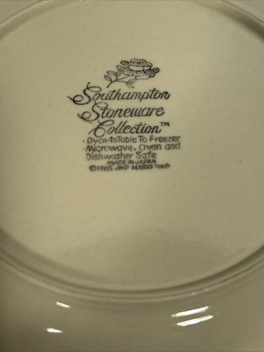 SOUTHAMPTON STONEWARE COLLECTION Floral Grannycore 10.5" Dinner Plate Set Of 4 - Picture 8 of 8
