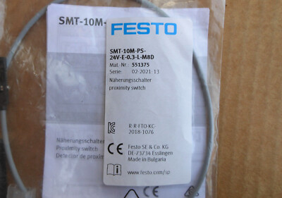 Festo SME 10M DS 24V E 0,3 L M8D (551367) Näherungsschalter (OT FESTO032846)     Pneumatik   Hydraulik   Industriebedarf