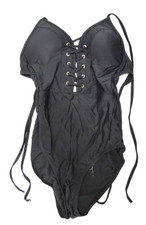 New Look Women Black One Piece Swimsuit 8 uk US size 4 