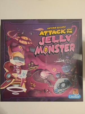 ATTACK OF THE JELLY MONSTER ANTONIN BOCCARA BOARD GAME LIBELLUD SEALED BRAND NEW