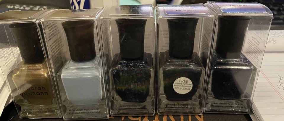 NEW DEBORAH LIPPMANN NAIL POLISH LACQUER Various colors .50 fl oz/15 ml. - Image 1 of 3
