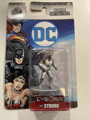 #488 DC Nano MetalFigs Cyborg Figure DC12 New 2017 Jada Toys