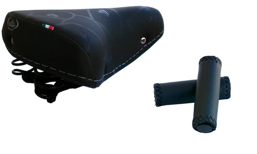 Vintage Montegrappa Saddle 07/F (Black) + Montegrappa Knobs (Black)