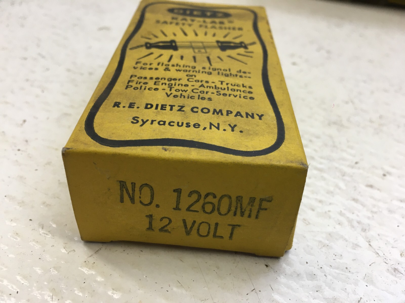 Dietz KayLab 12 Volt Turn Signal Safety Flasher Box of 8 1260MF Vintage eBay