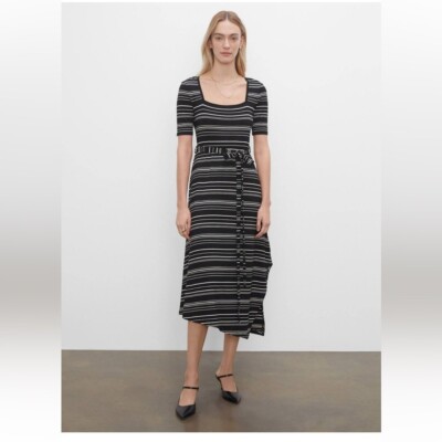 club monaco square neck dress Club Monaco Resaria Square Neck Long Sleeve Dress